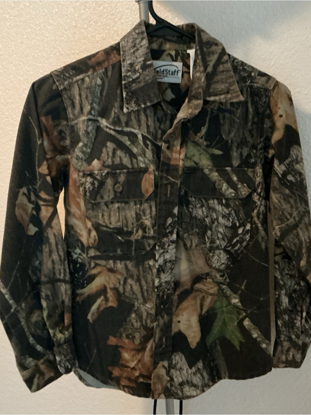 Youth Camouflage Shirt - Brown/Green